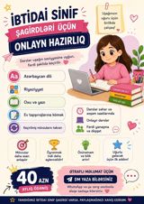 Məktəbəqədər və ibtidai sinif hazırlığı, Azərbaycan dili, Onlayn — Təhsil və Kurslar