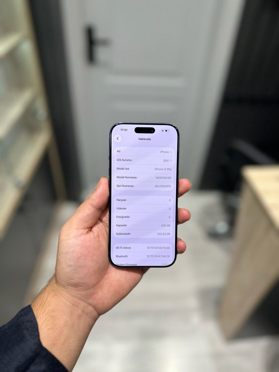 Apple iPhone 17 Pro Deep Blue 256GB/12GB — Smartfonlar, Bakı (7)