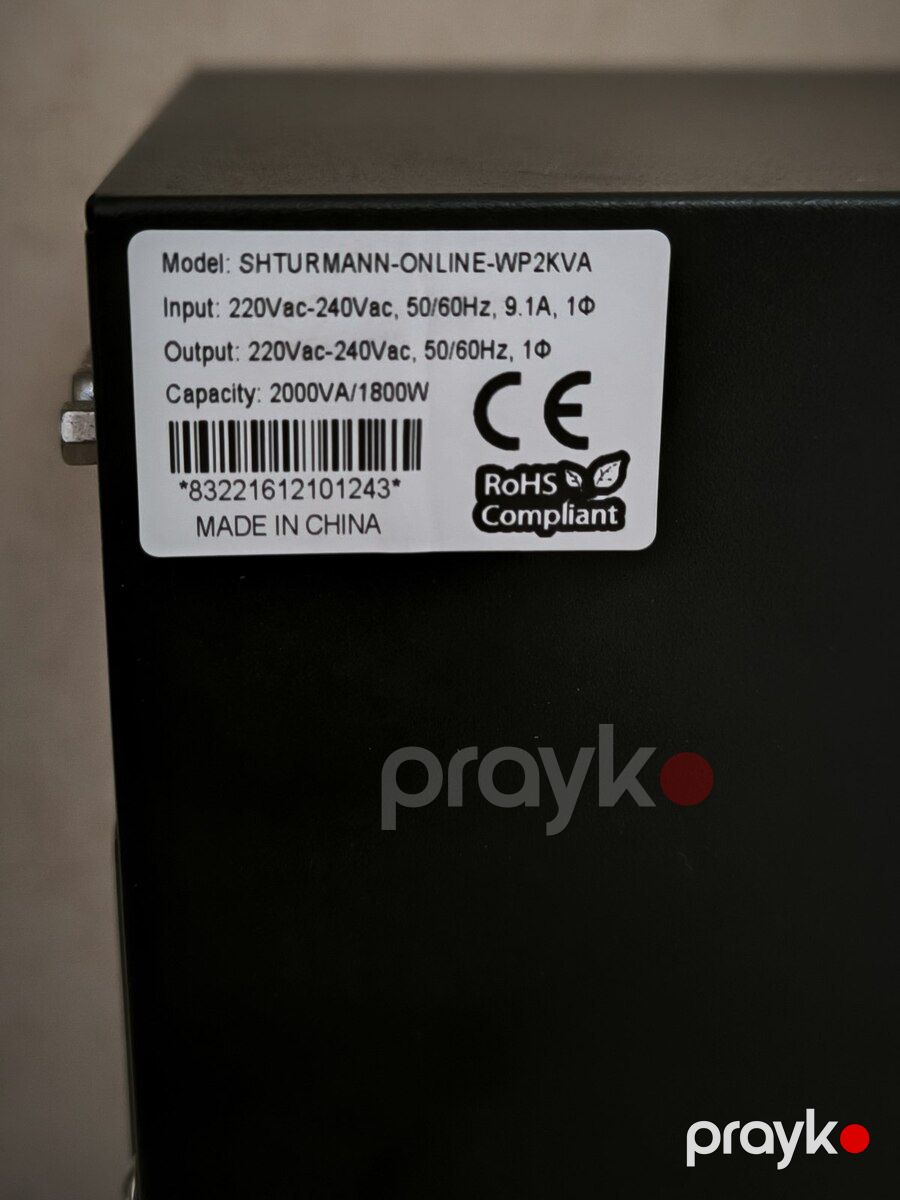 Shturmann ONLINE-WP2KVA 2000VA / 1800W Online ups — Kompüterlər və noutbuklar, Bakı (2)