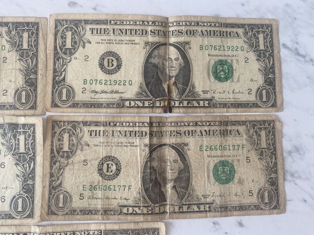 1 Dollar, 1988 il, Vəziyyəti: Qənaətbəxş — Mallar, Digah (2)