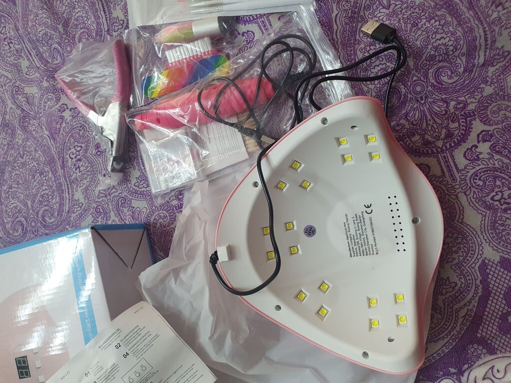Manikür üçün tam set – LED/UV dırnaq lampası və aksesuarlar Məhsulun — Gözəllik və sağlamlıq, Bakı (3)