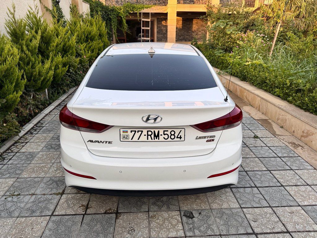 Hyundai Avante, 1.6 L, 2017 il, 71 000 km — Avtomobillər, Bakı (5)