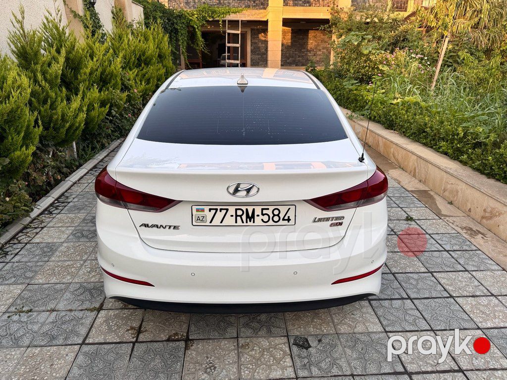 Hyundai Avante, 1.6 L, 2017 il, 71 000 km — Avtomobillər, Bakı (5)