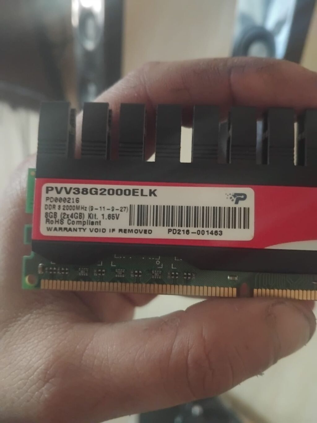 Patriot Sector 5 DDR3 RAM modulu Təcili satılır əlla vəziyyətdəd — Elektronika, Bakı (2)