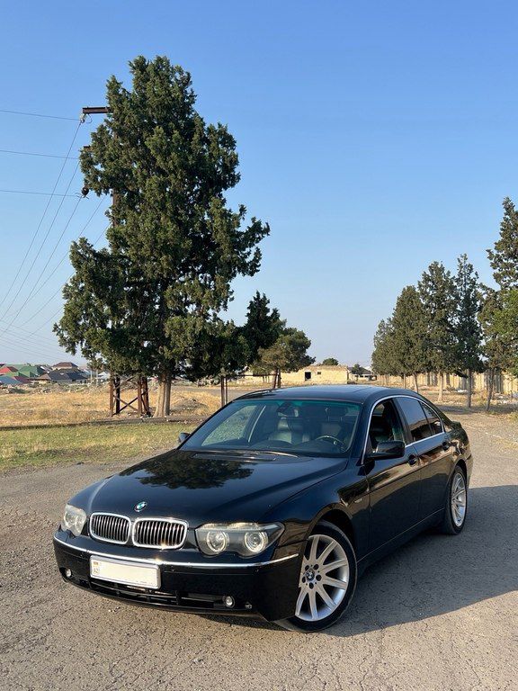BMW 745, 4.4 L, 2003 il, 420 000 km — Avtomobillər, Gəncə (8)