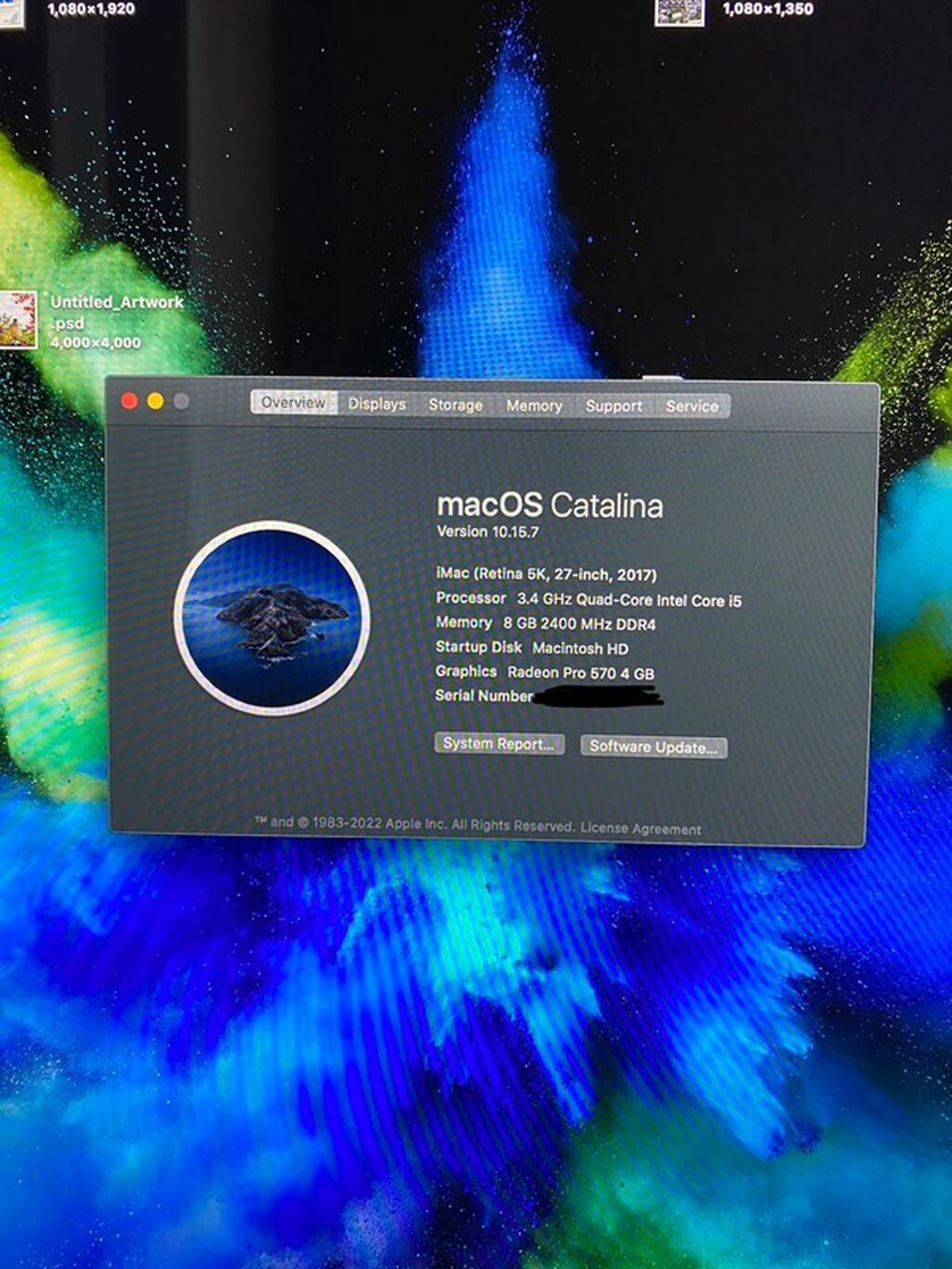 Apple iMac 27" Retina 5K (2017) - Ekran: 27 düym Retina 5K, yüksək — Elektronika, Bakı (3)