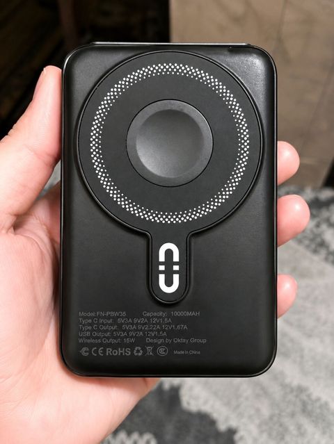 Oktay Group FN-PBW35 maqnitli powerbank - Tutum: 10,000 mAh - Simsiz — satci