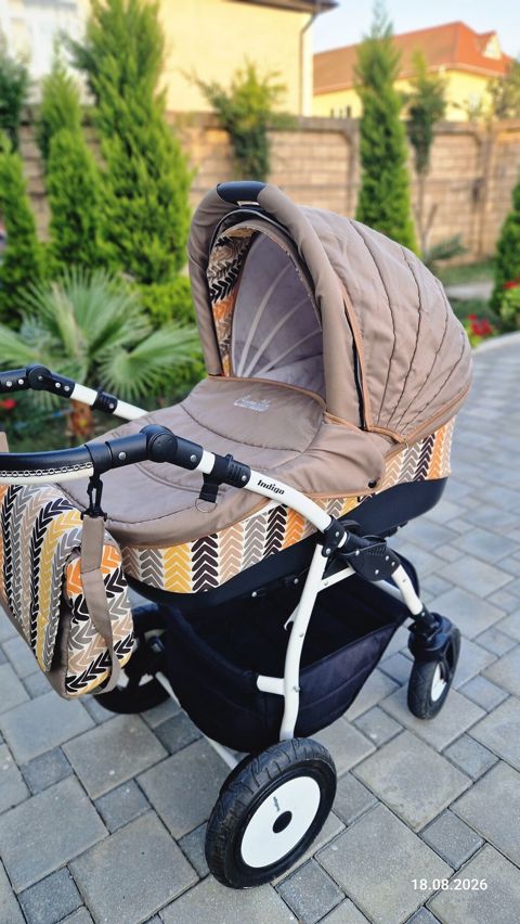 Uşaq arabası – Indigo Camila 2-in-1 (beşik + gəzinti bloku) — Uşaq arabaları
