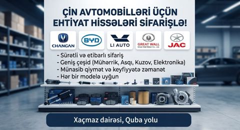 Çin avtomobilləri üçün ehtiyat hissələri