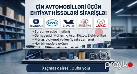 Çin avtomobilləri üçün ehtiyat hissələri