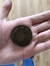 Antik kolleksiya sikkəsi, üzərində 1773 tarixi görünür. Sikkənin bir — İdman, hobbi, istirahət
