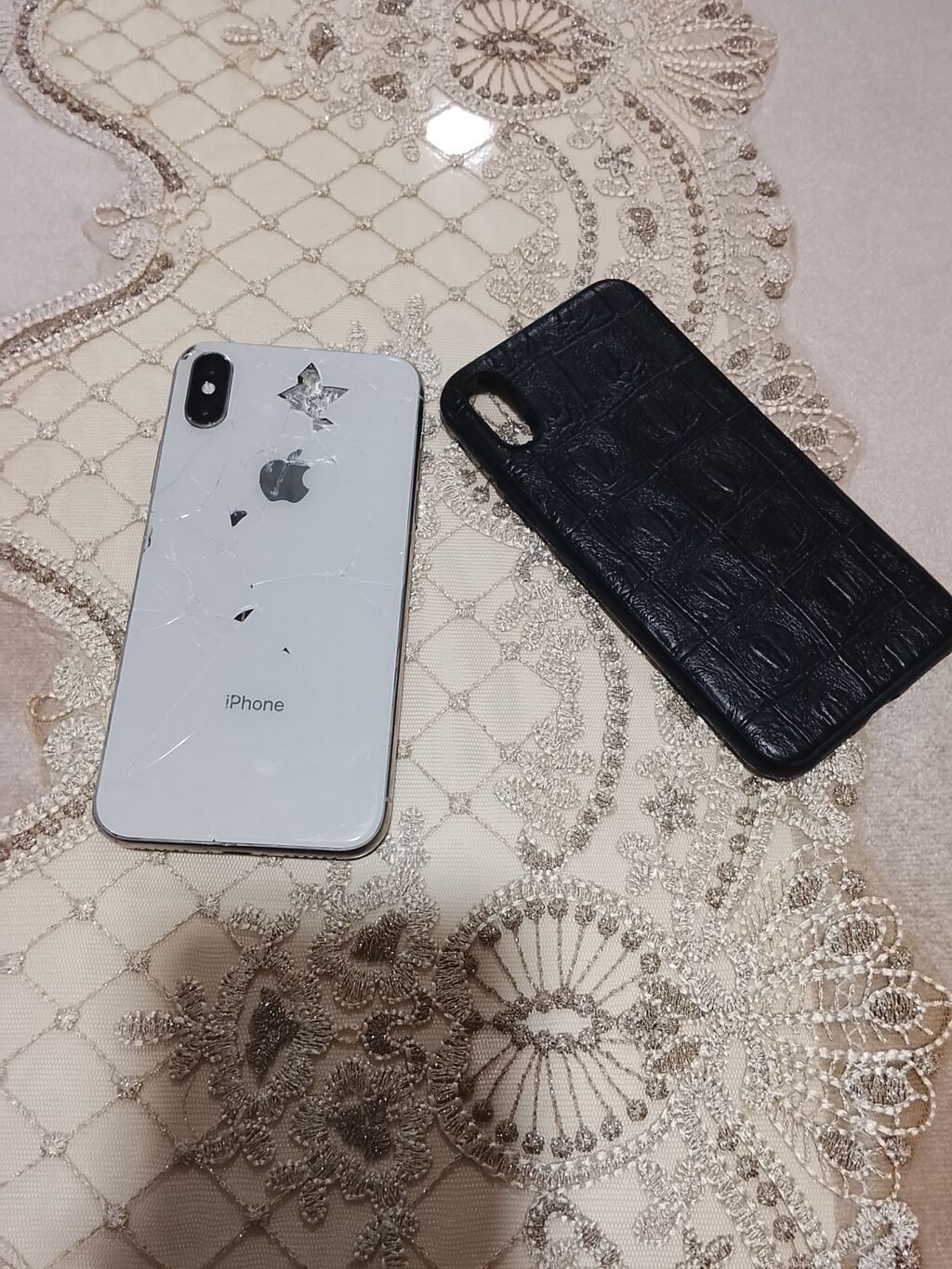 IPhone x arxa kricka cat ekran face id islemir pil deysib pil gorunmur — Digər ehtiyat hissələri, Bakı (6)