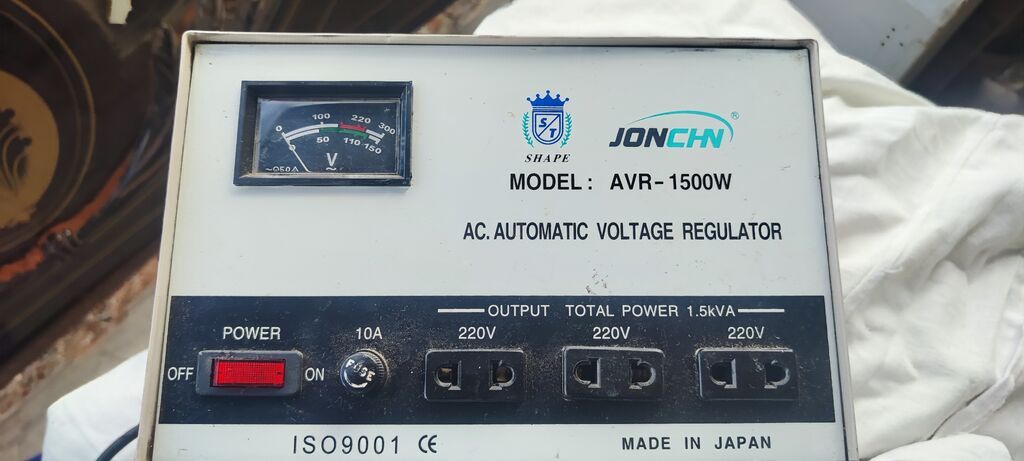 JONCHN SHAPE AVR-1500W avtomatik gərginlik tənzimləyicisi - AC — Mallar, Bakı