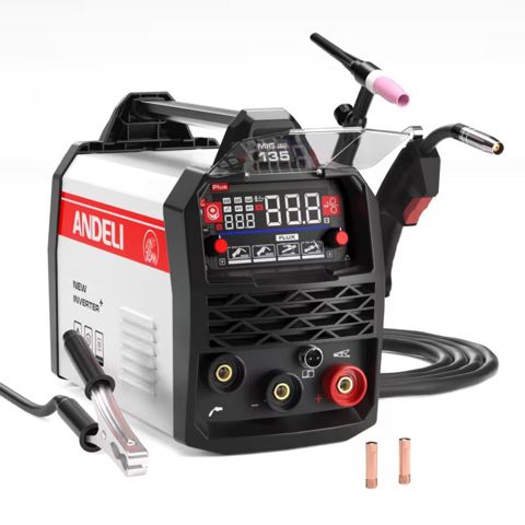 3-ü 1-də İnvertor Qaynaq Aparatı ANDELI 135A MIG / Lift TIG / MMA