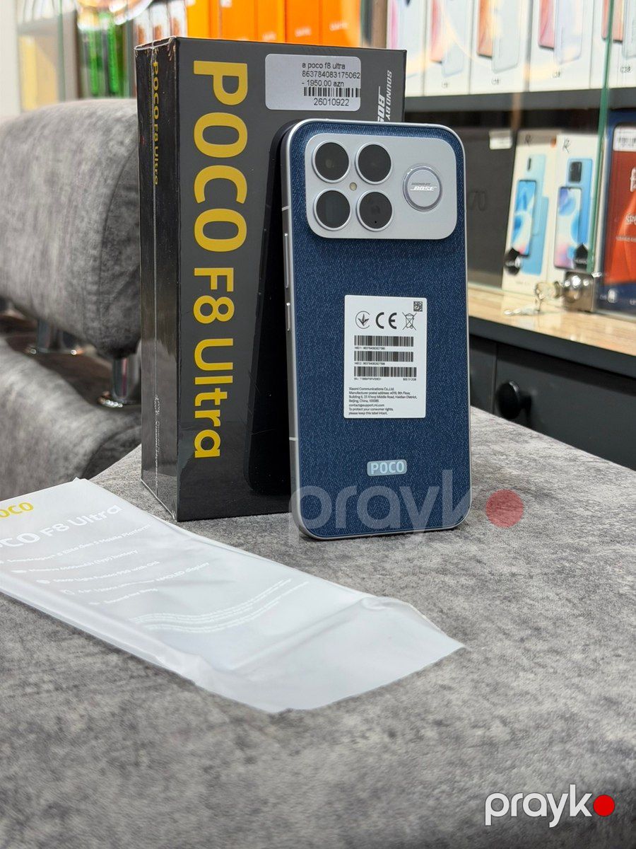 Xiaomi Poco F8 Ultra Denim Blue 512GB/16GB — Smartfonlar, Bakı (4)