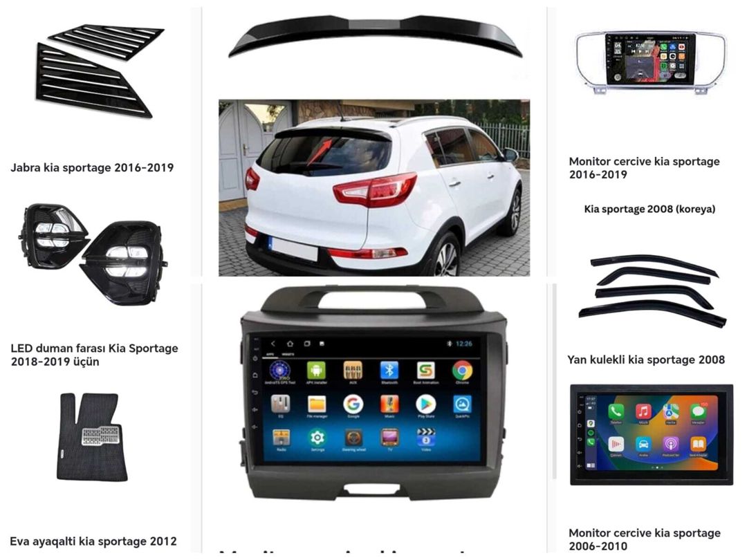 Kia Sportage aksesuarları — Ehtiyat hissələri və aksesuarlar, Bakı