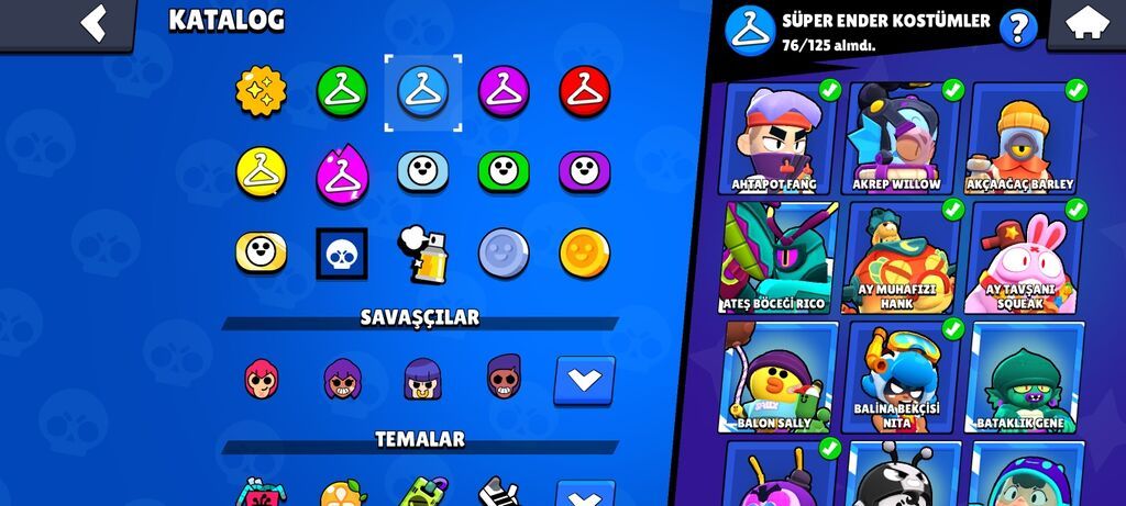 Brawl Stars hesabı – yüksək səviyyəli oyun profili - Kupa yolu: 44 — Digər, Mingəçevir (7)