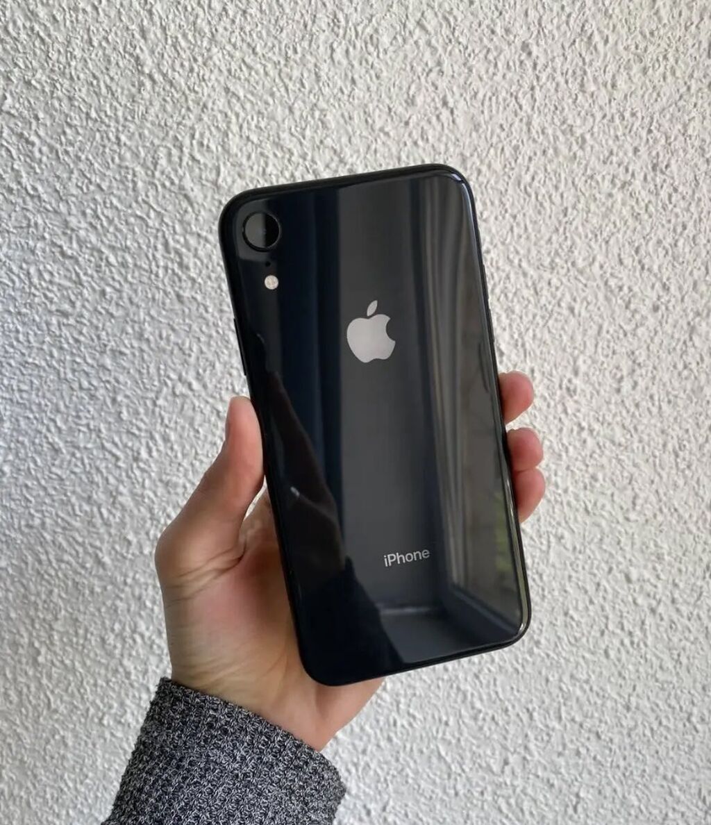 IPhone Xr, 64 GB, Qara, Barmaq izi, Simsiz şarj, Face ID — Apple iPhone, Xırdalan