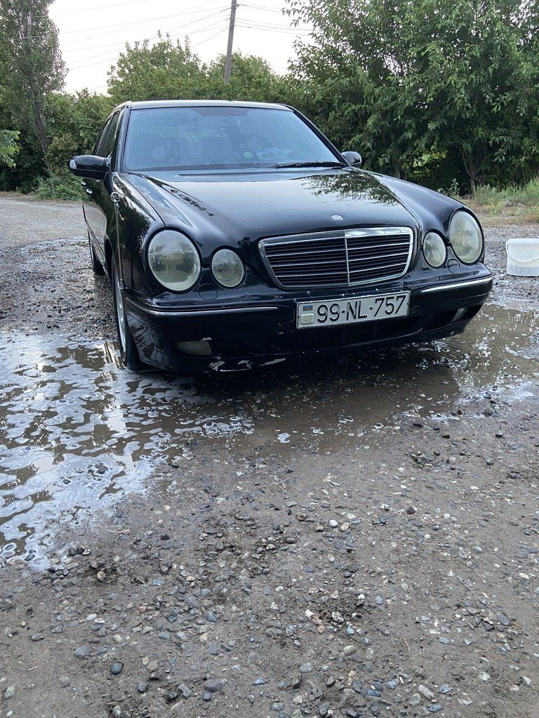 Mercedes E 200, 2.0 L, 2001 il, 570 000 km — Avtomobillər, Beyləqan (4)