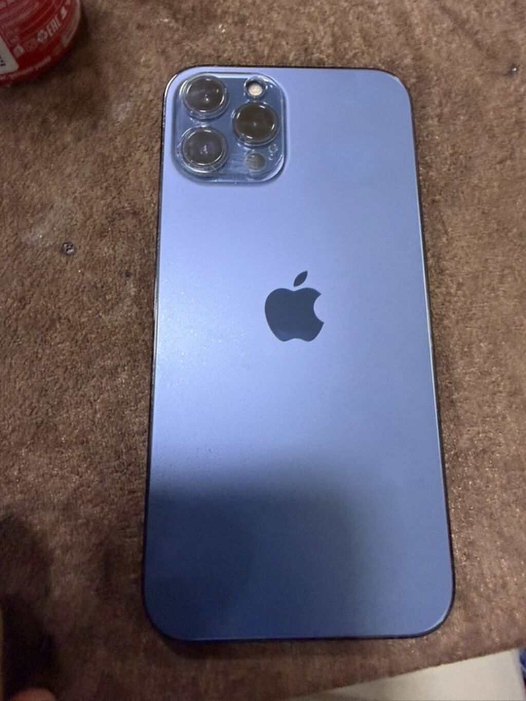 IPhone 12 Pro Max, 128 GB, Mavi, Qırıq — Apple iPhone, Saray