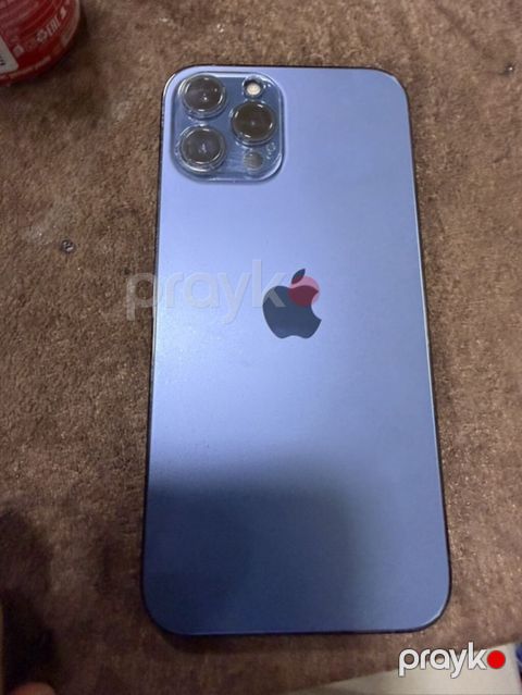 IPhone 12 Pro Max, 128 GB, Mavi, Qırıq