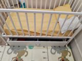 Oğlan və qız üçün, İşlənmiş, Dördbucaq, Beşik, Dəstsiz, Matras ilə, Yellənmə mexanizmi ilə — Mebel