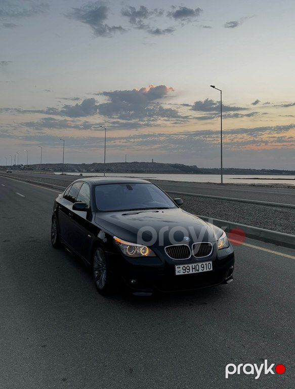 BMW 525, 2.5 L, 2008 il, 154 200 km — Avtomobillər, Bakı (3)