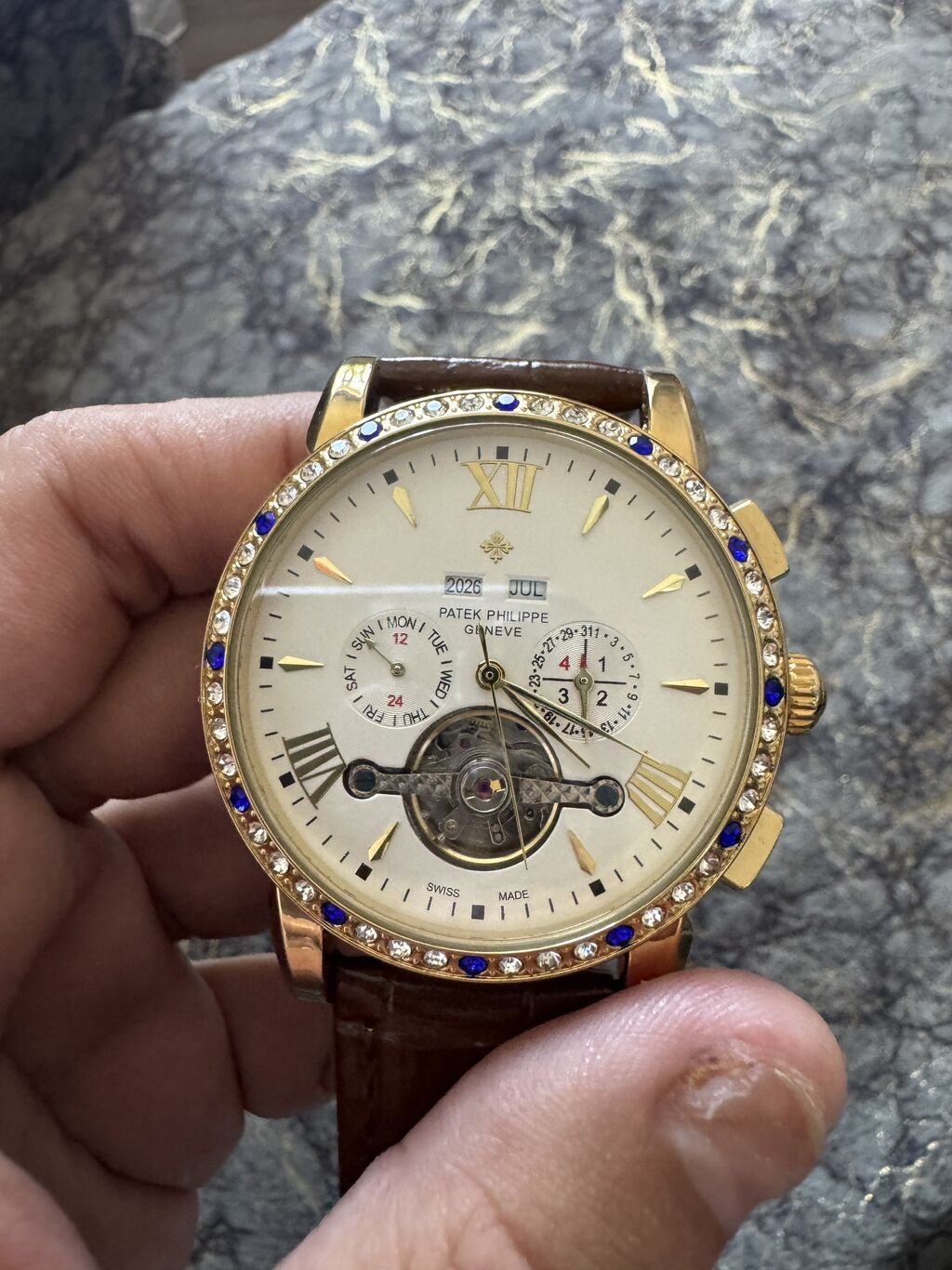 Yeni, Qol saatı, Patek Phillipe, rəng - Qızılı — Qol saatları, Masazır (2)