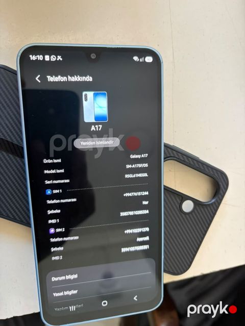 Samsung Galaxy A17, rəng - Mavi, İki sim kartlı