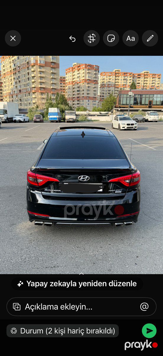 Hyundai Sonata, 2015 il — Avtomobillər, Bakı (3)
