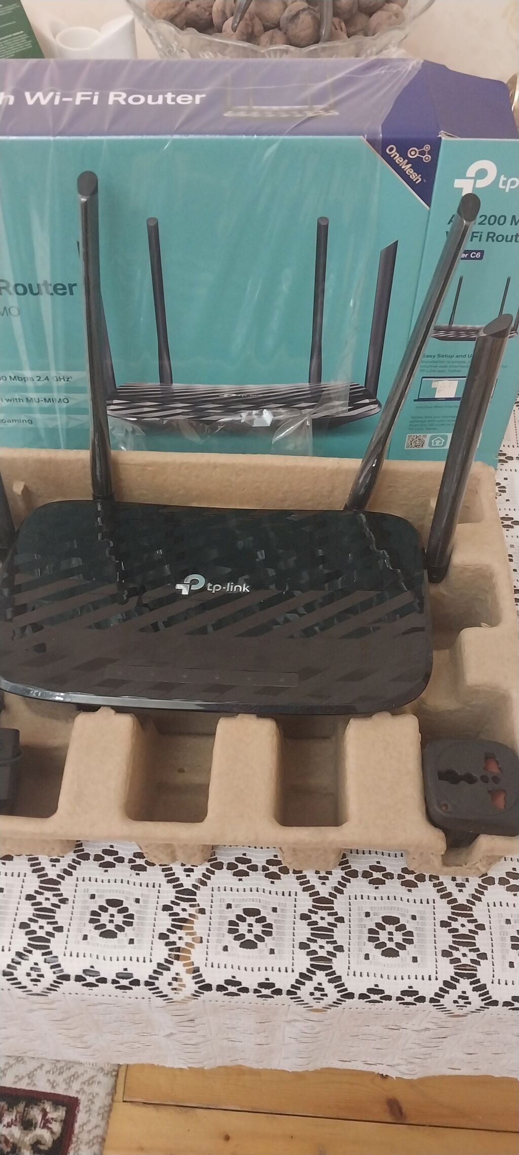 TP-Link Archer C6 AC1200 Mesh Wi‑Fi Router TP-Link markalı Archer C6 — Elektronika, Bakı (2)