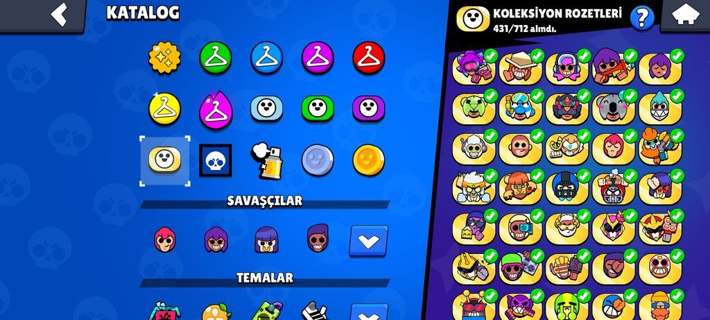 Brawl Stars hesabı – yüksək səviyyəli oyun profili - Kupa yolu: 44 — Digər, Mingəçevir (5)