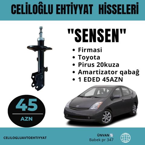 Toyota Prius 20 qabaq amortizatoru SenSen — Bakı