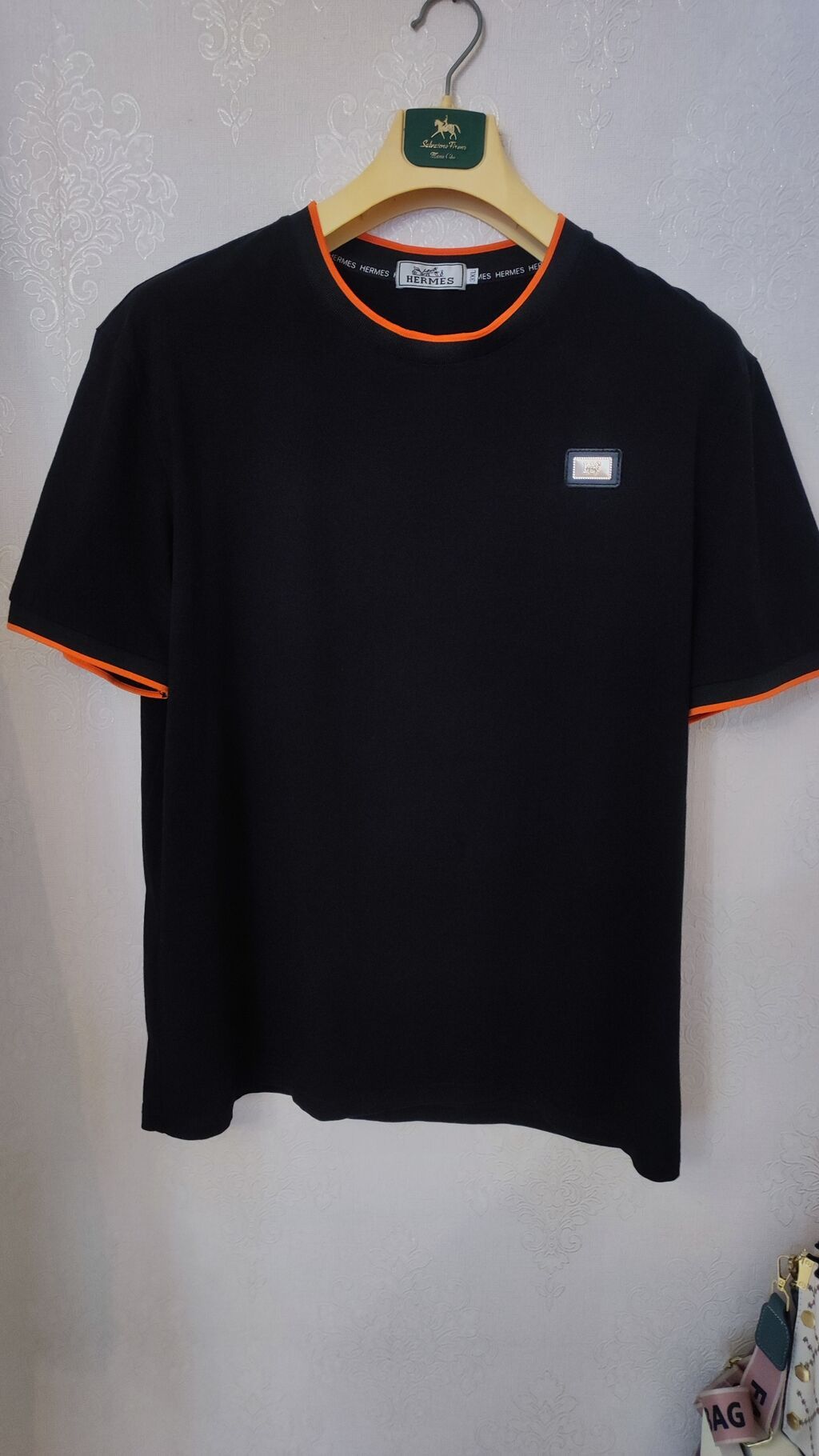 Futbolka, Hermes, 3XL, rəng - Qara — Şəxsi əşyalar, Bakı (2)