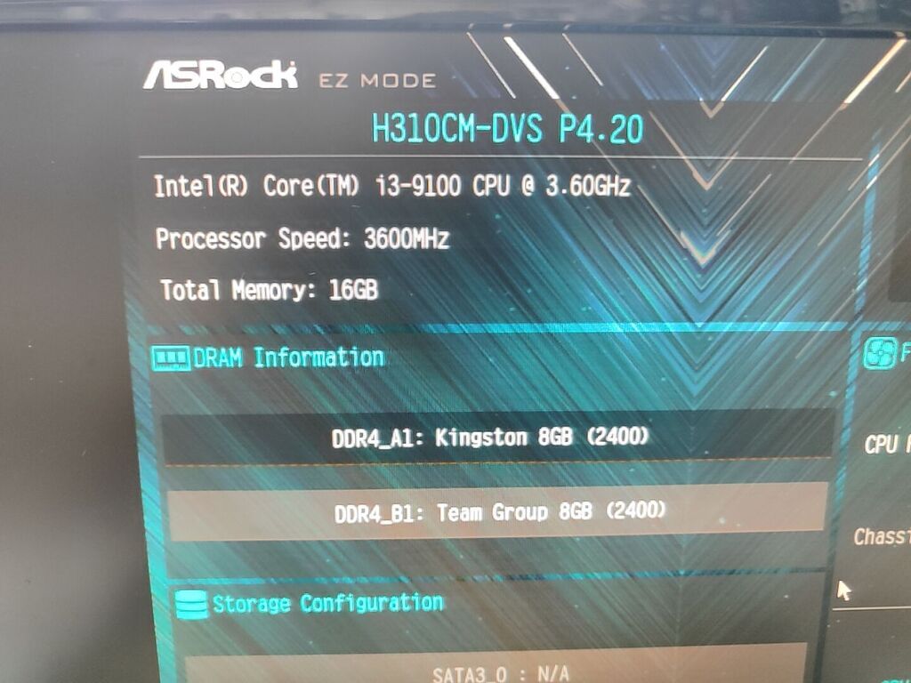 - ASRock H310CM-DVS P4.20 anakart - Intel Core i3-9100, 3.60 GHz — Elektronika, Bakı (3)