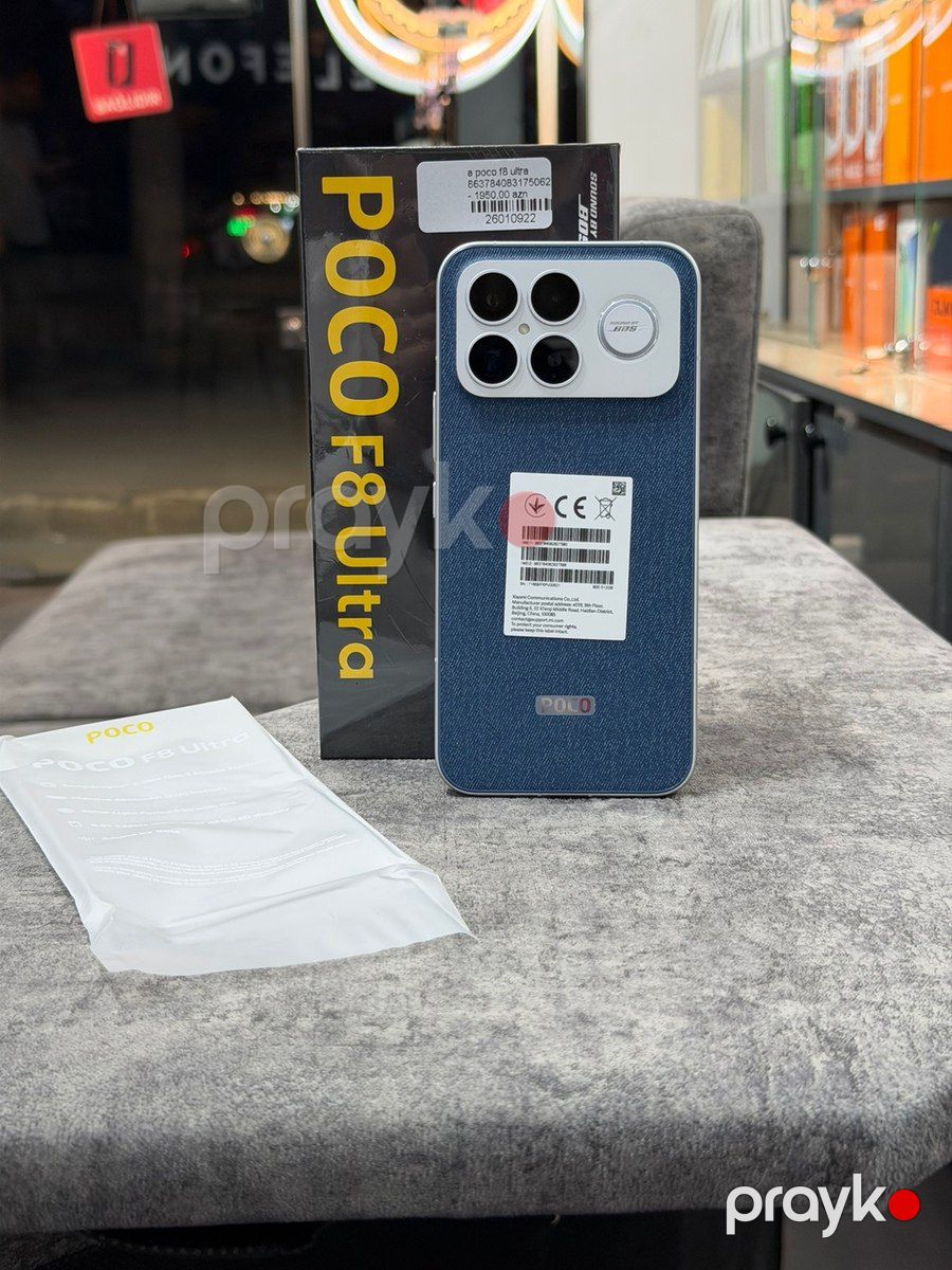 Xiaomi Poco F8 Ultra Denim Blue 512GB/16GB — Smartfonlar, Bakı (5)