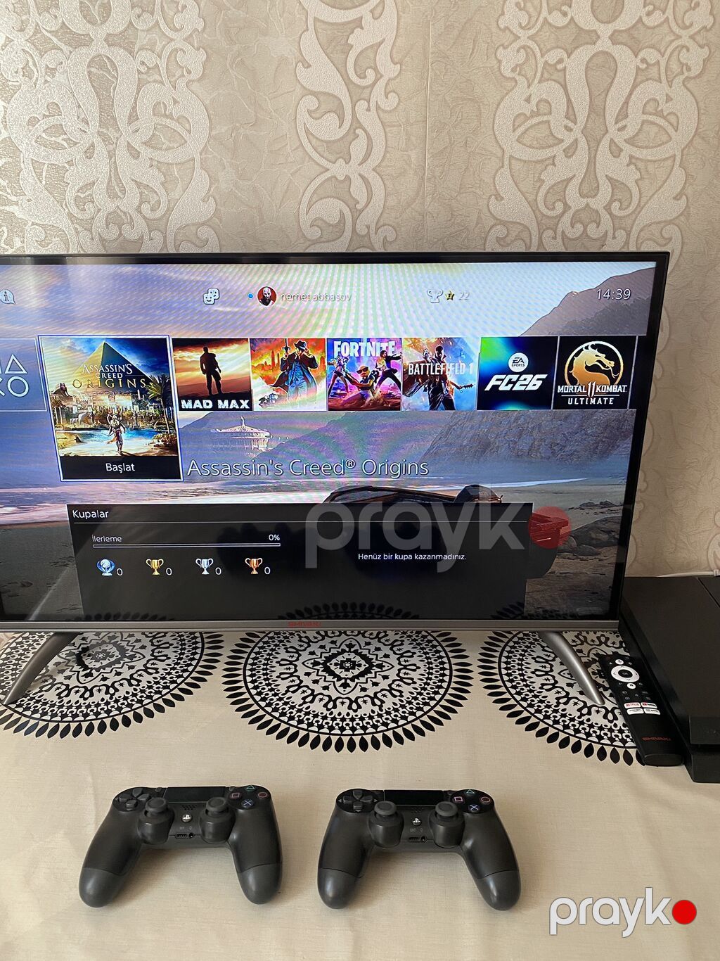 Ps4 1 tb yadas hesapsiz oyunsuz 300 hesapan oyunan 380 manat — Digər, Şəmkir (2)