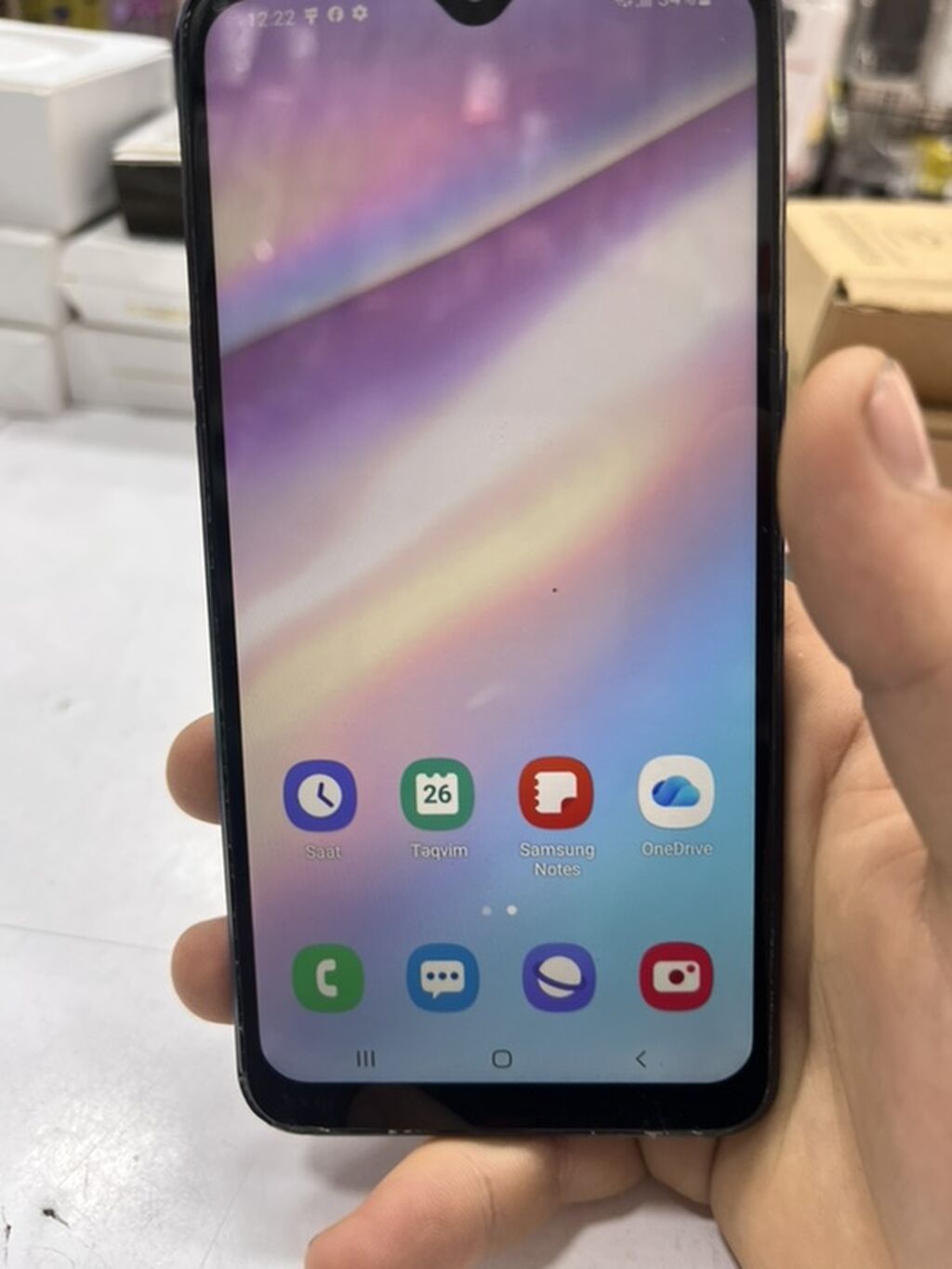 Samsung Galaxy A10s, rəng - Mavi, Barmaq izi — Samsung, Bakı (2)
