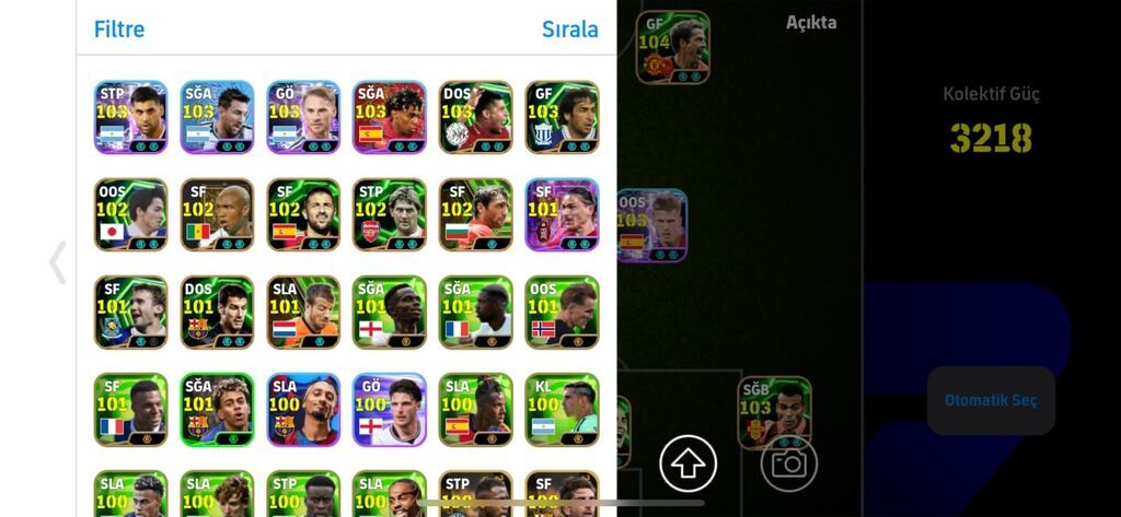 EFootball hesabı.edirim olcaq Hesabda güclü və geniş oyunçu heyəti — Mallar, Bakı