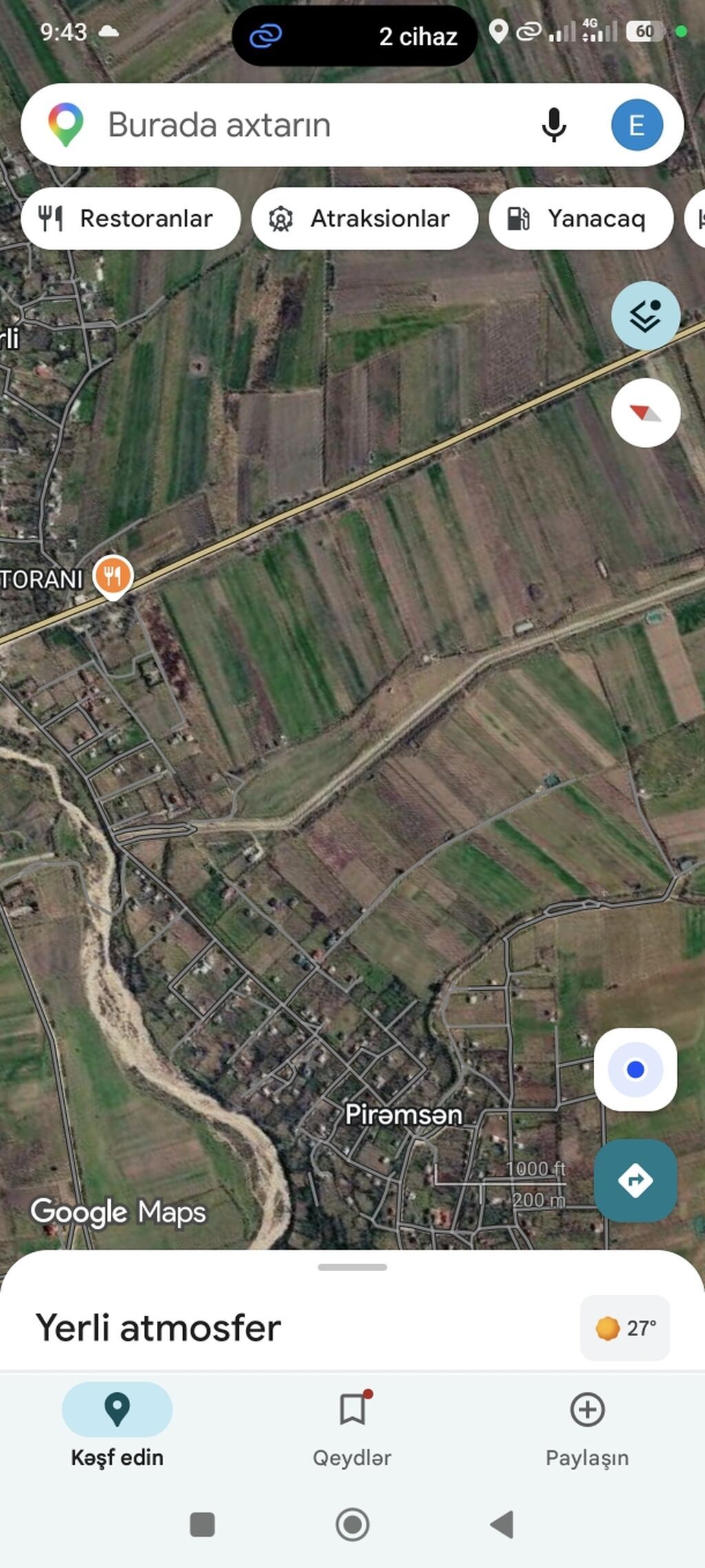 2000 sot, Kənd təsərrüfatı, Mülkiyyətçi, Müqavilə — Torpaq, Şabran (2)