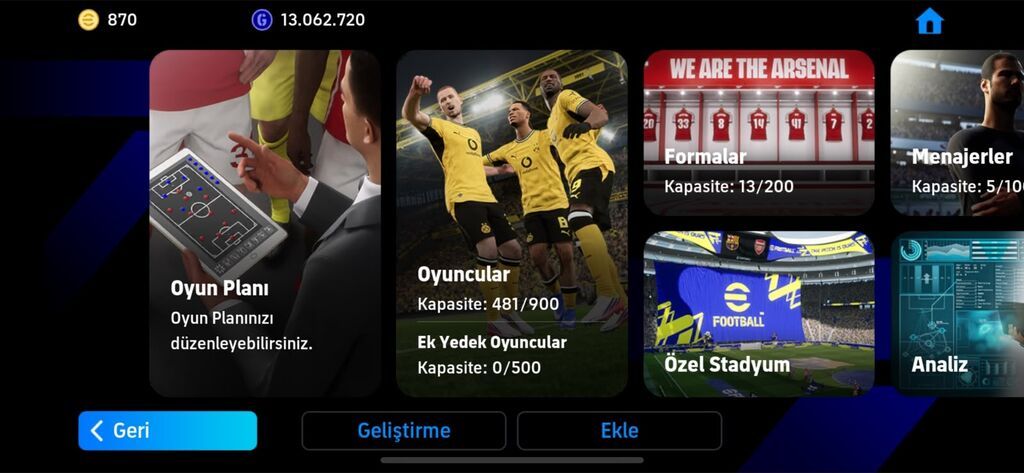 EFootball hesabı.edirim olcaq Hesabda güclü və geniş oyunçu heyəti — Mallar, Bakı (4)