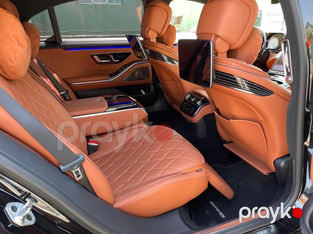 Mercedes S 500 4MATIC, 3.0 L, 2022 il, 39 000 km — Avtomobillər, Bakı (11)