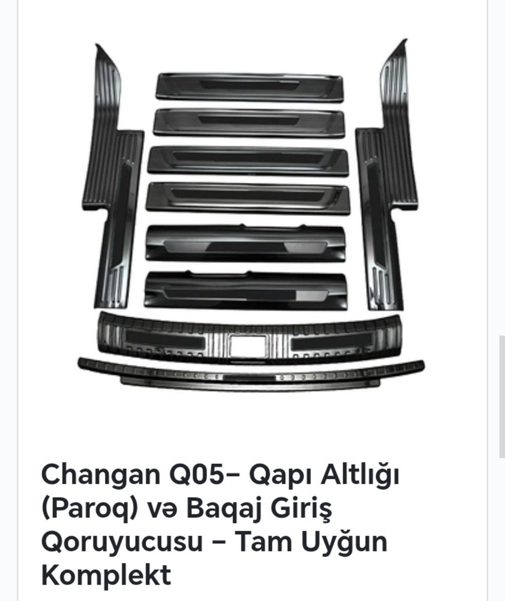 Changan Q05 aksesuarları — Ehtiyat hissələri və aksesuarlar, Bakı (6)