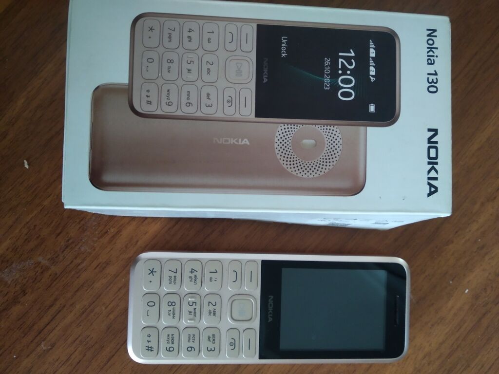 Nokia 130, rəng - Qızılı, Düyməli — Nokia, Bakı (2)