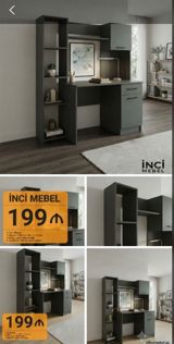Künc masa, Polkalı, Siyirməli, Azərbaycan, Sadə laminat, Zəmanətli — Furniture