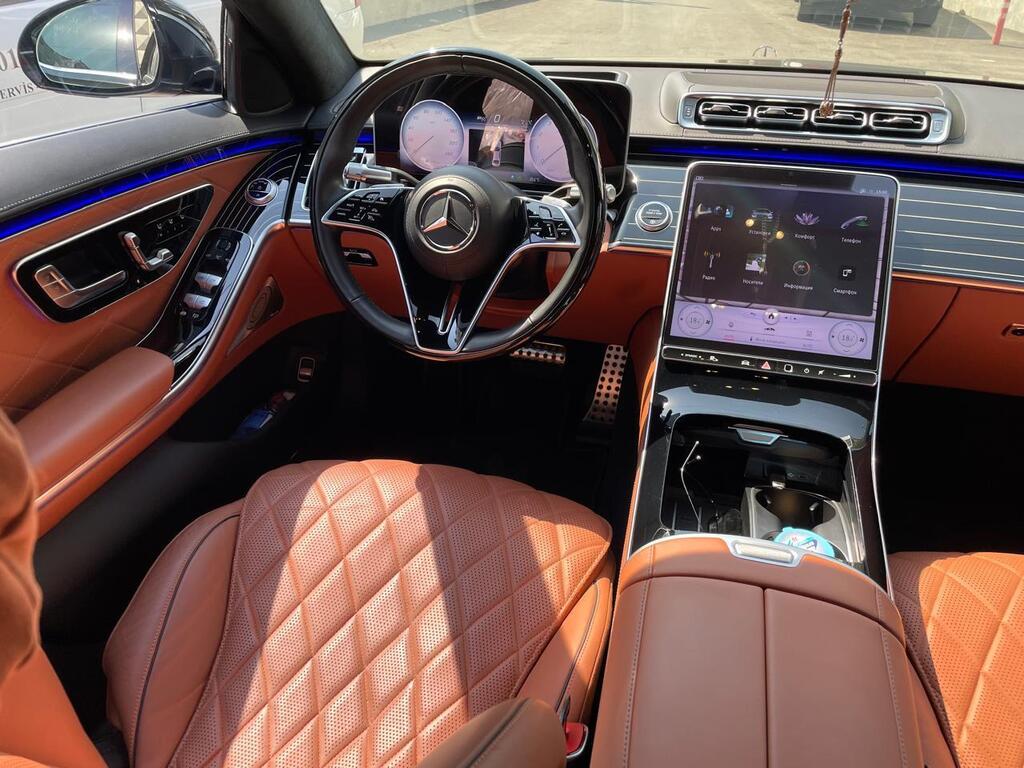 Mercedes S 500 4MATIC, 3.0 L, 2022 il, 39 000 km — Avtomobillər, Bakı (9)