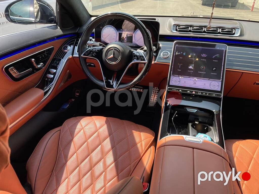 Mercedes S 500 4MATIC, 3.0 L, 2022 il, 39 000 km — Avtomobillər, Bakı (9)