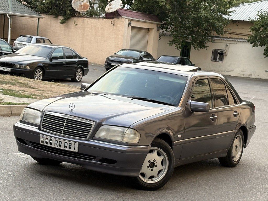 Mercedes C 200, 2.0 L, 1996 il, 215 000 km — Avtomobillər, Bakı (4)