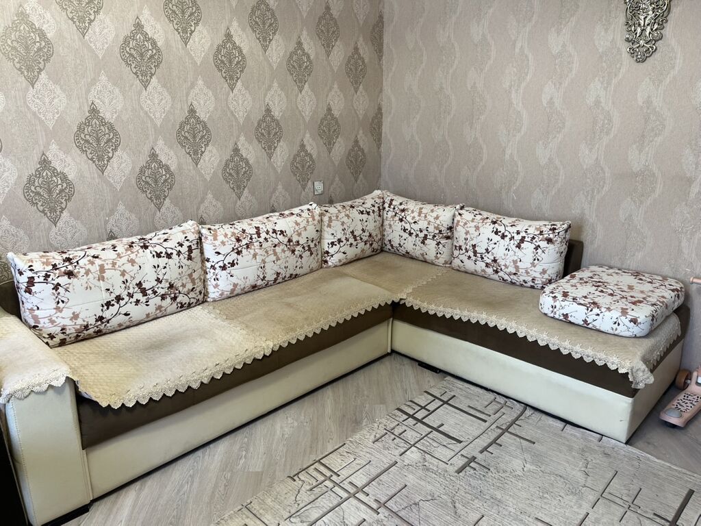 Künc divan – çevrilən və yataq funksiyalı - L formalı künc divan, iki — Mebel, Masazır