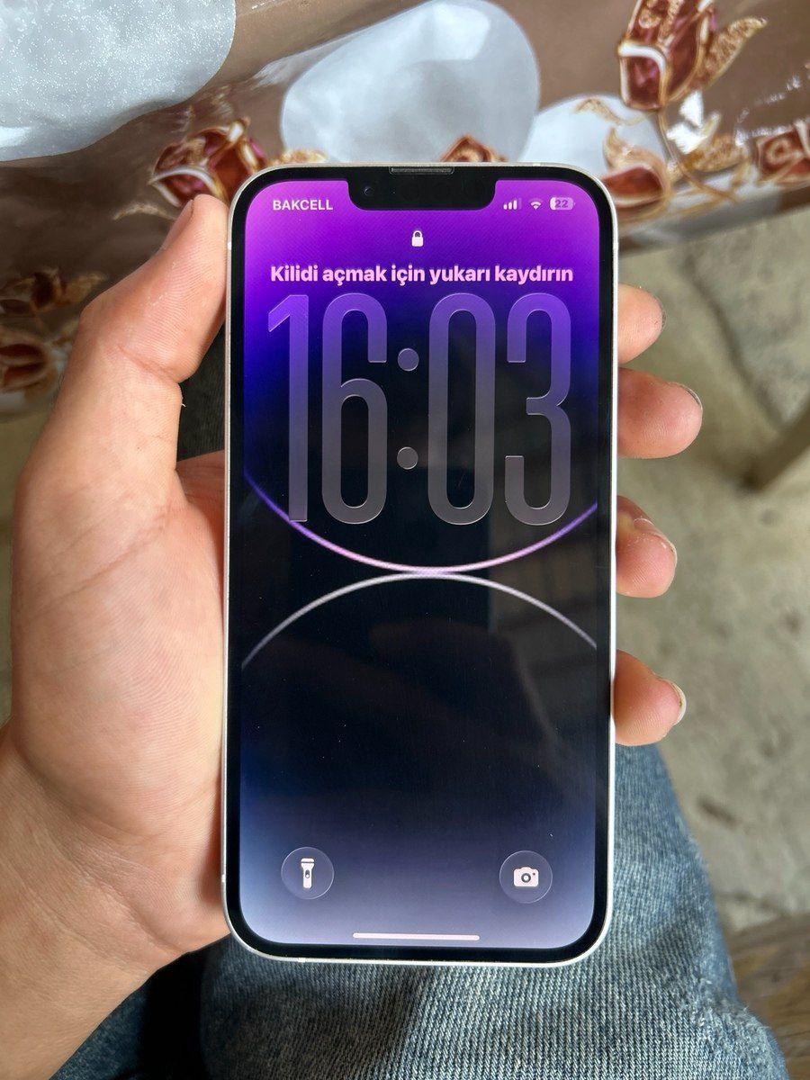 Apple iPhone 14 Blue 128GB/4GB — Smartfonlar, Bakı (2)
